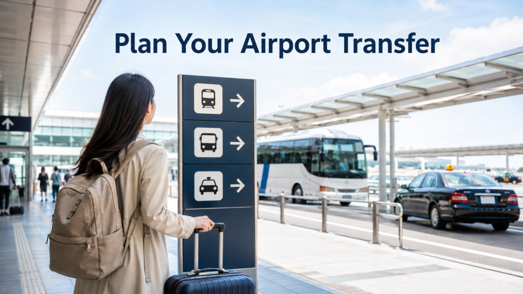 Airport transfer options for first-time visitors to Japan