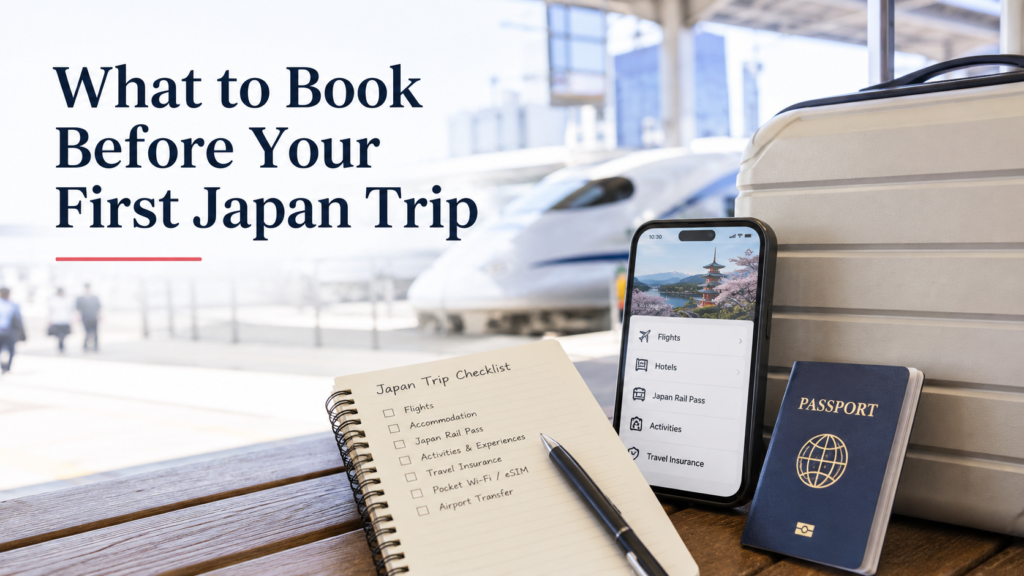 First-time Japan trip planning checklist for travelers