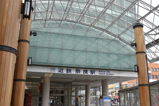 Kintetsu Nara Station entrance for a Nara day trip