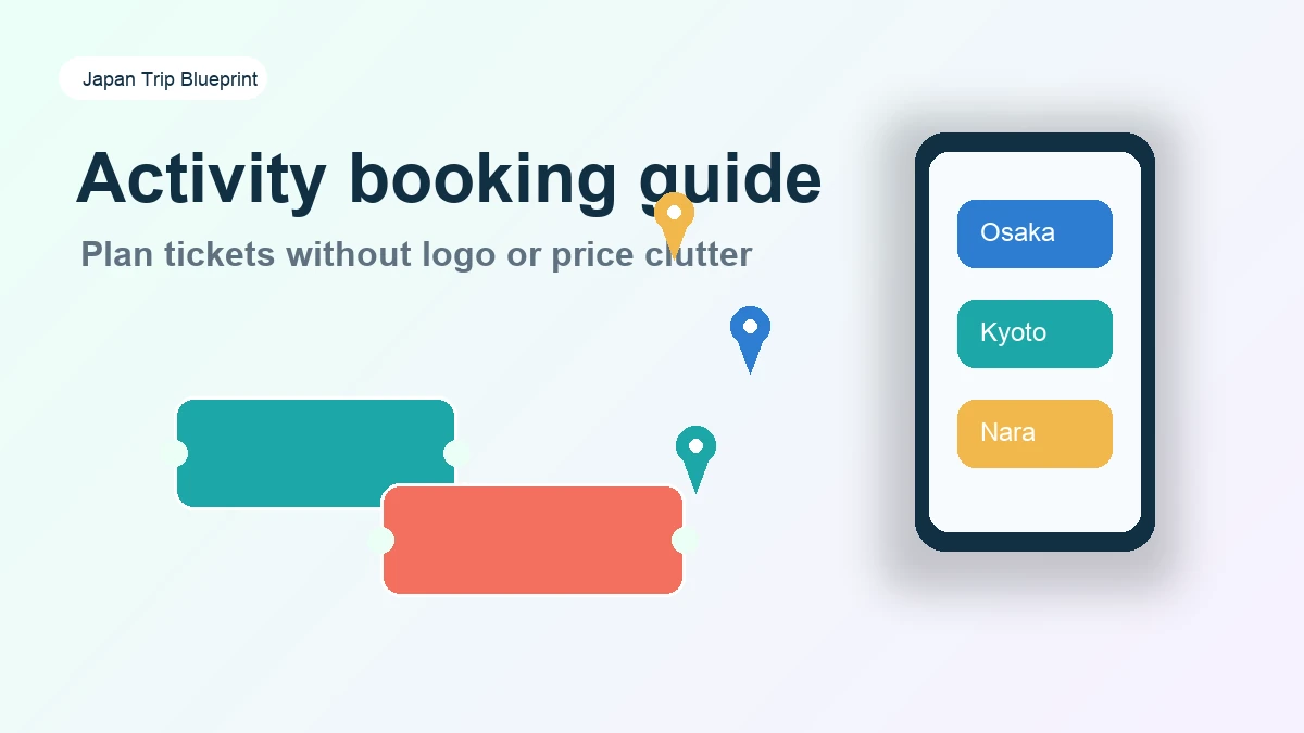 Booking Japan activity tickets and passes in advance